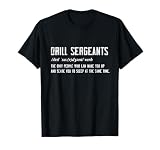 Drill Sergeant Military Drill Team Veteran Bootcamp Gifts T-Shirt
