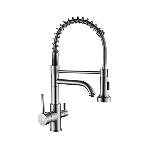 Mitigeur cuisine 3 voies douchette extractible eau filtrée robinet évier