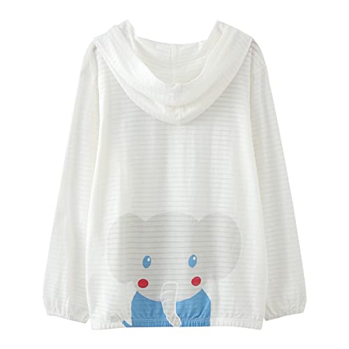 Toddler Summer Boys Long Sleeve Sun Proof Clothing Elephant Outdoor Breathable Light Coat Light Girls Raincoat