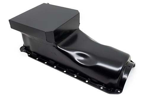 Image of CFR Performance Steel Oil Pan - 1965-1990 Chevy BBC 396-402-427-454 Black
