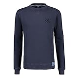 LERROS - Herren Sweatshirt in Washed-Cotton-Quality (2184039), Größe:L, Farbe:Bold Navy (478)