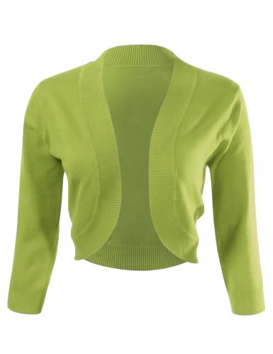 Image of Allsense Women's 3 /4 Sleeve Bolero Shrug for Dresses