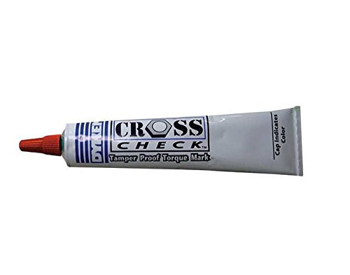 DYKEM Cross-Check - Tamperproof Marker/Torque Seal - 1 oz Tube (1 Pack, Red)