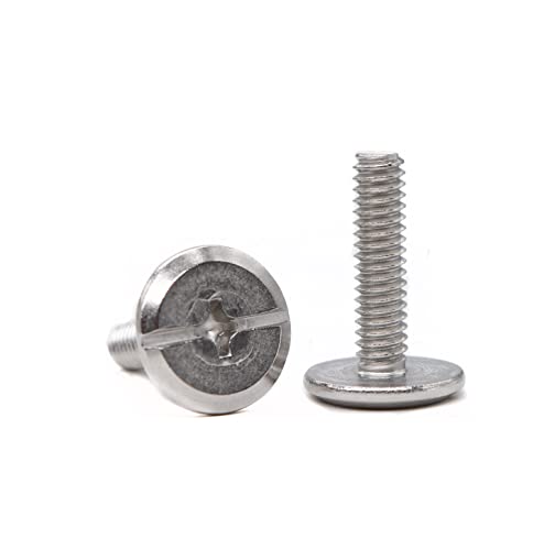 Image of cSeao Sidewalk Screws, 1 /4 inch-20 x 1 Inches, Fabric Fasteners for Hurricane Panels, Pack of 100