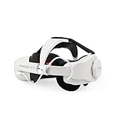 PHINOGO RQ2 Pro Battery Pack Head Strap Compatible with Quest 2, Lightweight Design Enhanced Support Comfort, 5300mAh Fast Charging VR Power,Quest 2 Accessories for Reduce Head Pressure