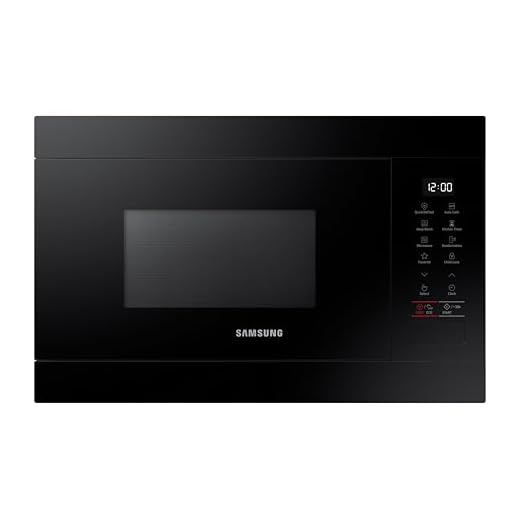 Samsung Built In Microwave, 850W, Capacity: 22 Litre, Colour: Black, MS22M8254AK