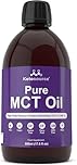 Ketosource® Pure MCT Oil | High Purity Source of Ketone-Boosting C8 & C10 MCTs | Supports Keto Nutrition & Fasting | Vegan Safe & Gluten Free (500ml)