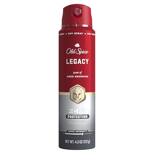 Old Spice Antiperspirant Spray for Men, 24/7 Sweat & Odor Protection, 24/7 Signature Scent & Lasting...