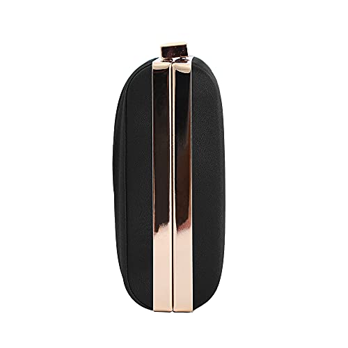 Image of Pleated Satin Clutch Purse For Women Wedding Bridal Clutch Bag Prom Party Clutch