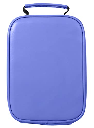 ONTESY Game Lunch Box for Boys Waterproof Leather Lunch Bag Thermal Insulated Bentobox Food Container Reusable Mini Lunch Cooler Cute for Kids Toddlers Teens for Picnic School Daycare (Blue)