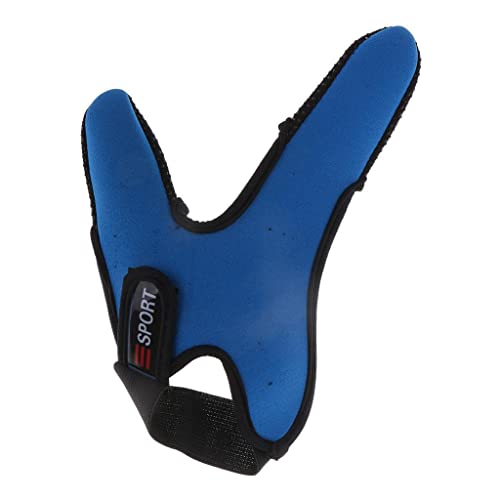 RNXRZANK Fishing Professional Thumb Index Finger Polyester Glove Non-Slip