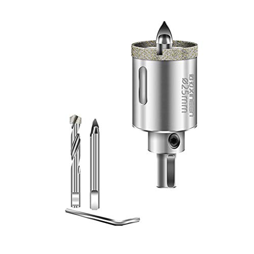 Broca para vidrio con posicionamiento 25 mm miniatura 1