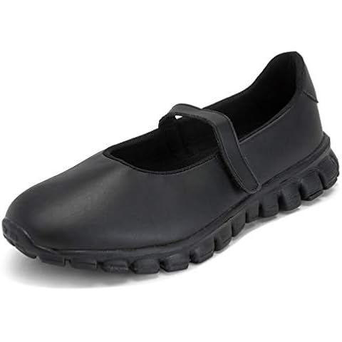 Get Fit Womens Yoga Mary Jane Walking Outdoor Lightweight Sport Comfort Trainers - Black - UK6/EU39 - BS0309 Cover