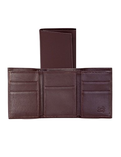 Scully Western Wallet Harness Ranger Leather Trifold Chocolate RG10-45