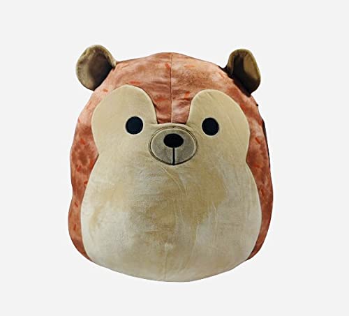 Official KellyToy Squishmallows 5 Year Anniversary Limited Edition Hans 16” Brown Hedgehog Plush Stu
