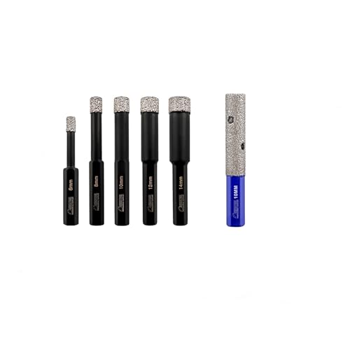 Set de brocas de diamante para cerámica y piedra 5 piezas miniatura 1