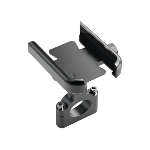 Support téléphone moto SYM ADX 400 résistant aux vibrations pour guidon noir en aluminium