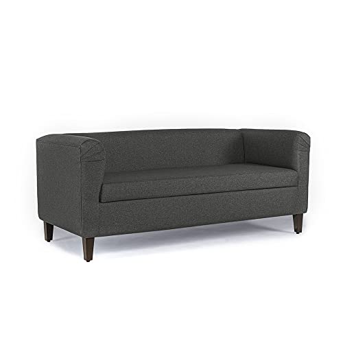 Image of Wakefit Sofa Set | 3 Year Warranty | Sofa 6 Seater, 6 Seater Sofa for Living Room, Wooden Sofa Set, Sofa Set 3+2+1 Seater - Miami(Omega : Grey)