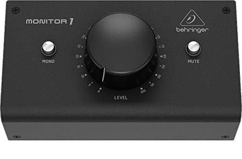 Best Studio Monitor Controllers Review: Behringer MONITOR1 Premium Passive Stereo Monitor and Volume Controller