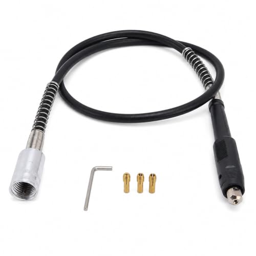 Arbre d'extension de perceuse électrique Mandrin de câble flexible Fixation d'outil rotatif...