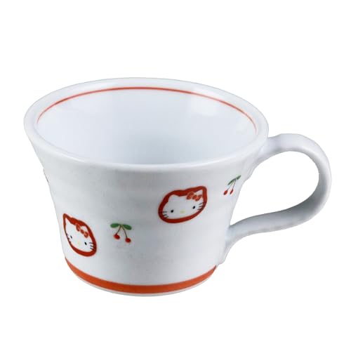 Hello Kitty Cherry Mug Cup Arita Ware Porcelain 8.8oz Made in Japan