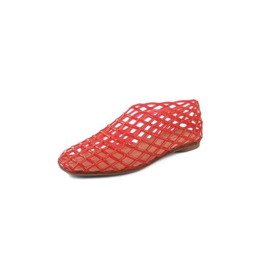 Jelly Mesh Ballet Flats Clear Sandals Huaraches for Women Beach Shoes Cute Kawaii Alternative Fashion for Girls Office Cruise Festivals Holiday Vacation Gifts Summer