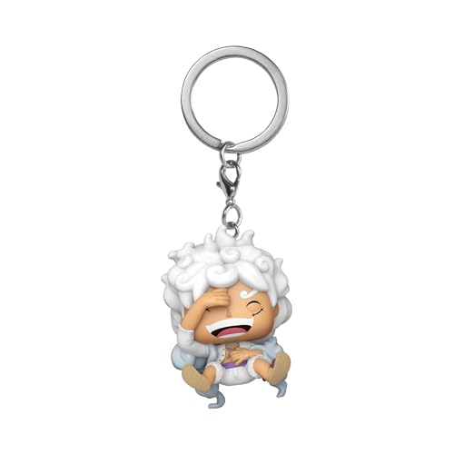Funko Pop! Keychain: One Piece - Monkey D. Luffy Gear 5- Mini Figura in Vinile da Collezione Novità Portachiavi - Riempitivi per Calze - Idea Regalo - Merchandising Ufficiale - Anime Fans