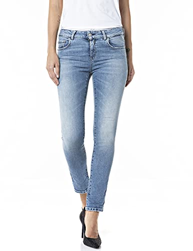 Replay Damen FAABY Jeans, 010 Light Blue, 23