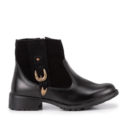 Bota Coturno Feminina Tratorada, Tendência, Combina com Tudo (Preto, BR, Adulto, Numérico, 35)