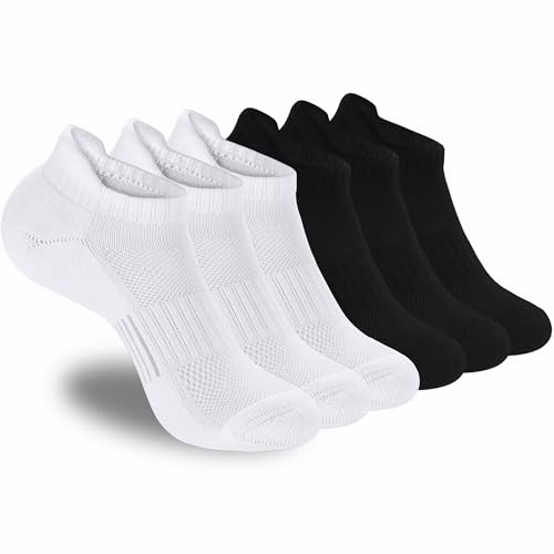 Image of ATBITER Women's Ankle Socks Cushioned Running Athletic No Show Socks-6Pairs | Ladies Low Cut Short Workout Gym Socks With Tab Non Slip for Yoga Pilates Casual Dress Flats Sneaker Shoe Size 6-8 /8-10 /10-12