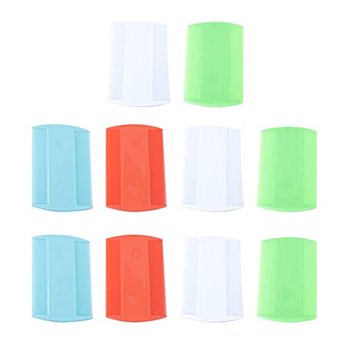 HOUDERCO 10pcs Pet Comb Double Sided Cat Grooming Combs for Painless Massaging and Gentle Hair Removal for Reducing Shedding and Itching Cats and Dogs