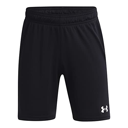 Under Armour Boys' Golazo 3.0 Shorts, Black (001)/White, Youth Medium