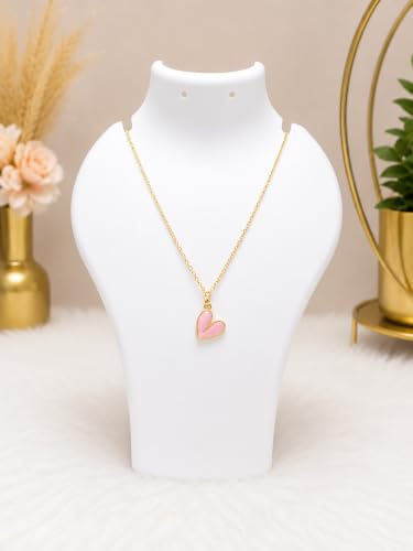Image of morel JEWELS (8 INCH) PLASTIC NECKLACE JEWELRY STAND IMITATION JEWELRY NECKLACE DISPLAY STAND WHITE FOR NECK CHAIN MOTI MALA DISPLAY STAND.(PACK OF 2)