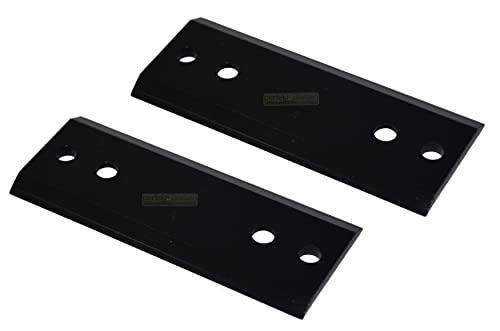 2 cuchillas reversibles compatibles con Scheppach Biostar 3000 4000 Combi 2