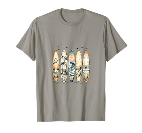 Atardecer Tropical Surf Aventuras Oceánicas Camiseta
