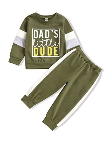 Image of TUEMOS Toddler Boy Clothes Sweatsuits Fall Winters Boy Outfits