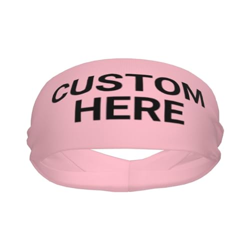 Image of Custom Sports Headband Custom Sweatband Bandana Add Your Image Logo Text Number. Bulk Custom Men Or Women Moisture Wicking Ventilate Elastic ﻿Headband