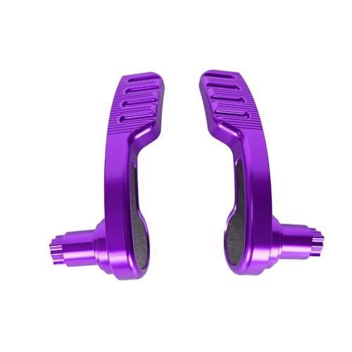 Aluminum Saddlebag Latch Kit Saddle Bag Latches Lifter with carbon fiber For Harley Touring Road Street Glide Ultra Limited Tri Glide 14-23 Road King Special 17-24 (Purple) miniatura 5