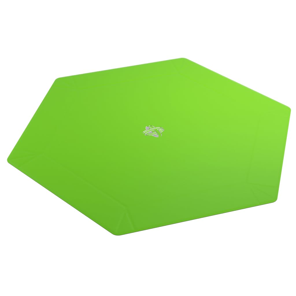 Gamegenic, Magnetic Dice Tray Hexagonal Black/Green