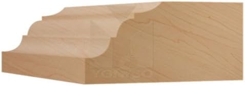 Yonico 13133 - Table Edge Router Bit, French Baroque - Diameter: 2-1/2", Cutting Depth: 1" - 1/2" Shank, 2.5 inches x 1 inch - Image 4