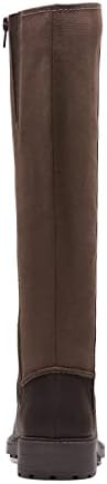 Clarks Women's Opal Glow Knee High Boot, Dark Brown Leather, 5.5 | Image 2