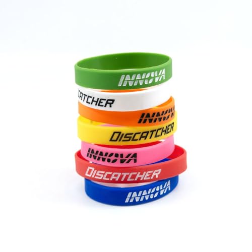 Innova Disc Golf Burst Logo Discatcher Silicone Wristband, Pink