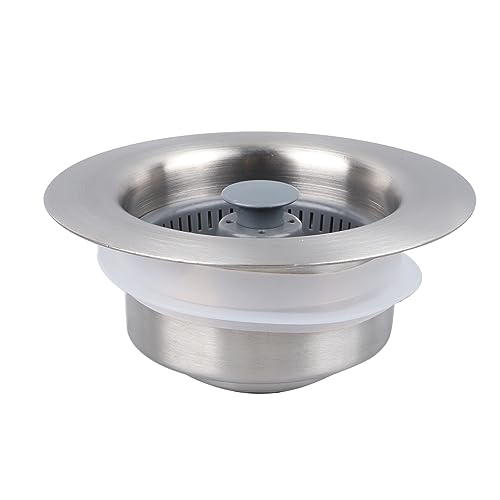 Colador para fregadero de cocina de acero inoxidable miniatura 2