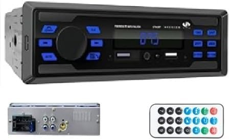Rádio Automotivo, MP3 Player, Bluetooth / 2 USB/FM - Preto, Aux, ...