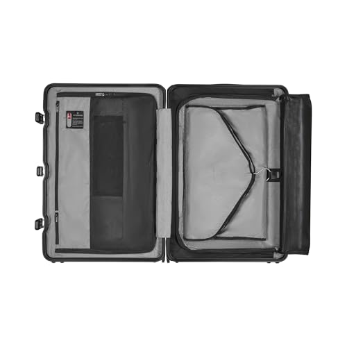 Image of Victorinox Lexicon Framed Series, Swiss Designed Hardside Check-in Luggage, Large Suitcase | Premium Swiss Trolley Bag for Travel | 96 litres, Silver, TSA Locks, 1+ 10 Year Warranty | 610542