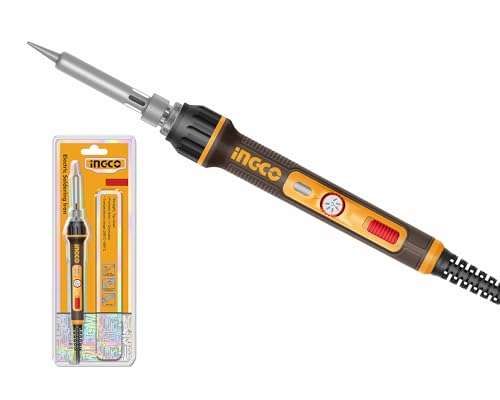 Image of INGCO Electric Soldering Iron, 70W Soldering Gun, Portable Solder Iron with Replaceble Tip. Idea for Metal, Jewelry, Electric, DIY SI01606