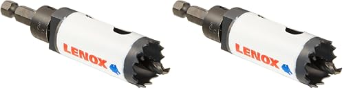 LENOX Tools Bi-Metal Speed Slot Arbored Hole Saw with T3 Technology, 7/8