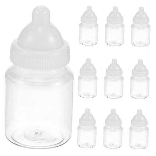 VICASKY 12pièces Lot de Boîtes à Bonbons Forme de Biberon Contenants Réutilisables pour Shower...