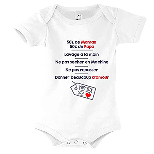 Planetee Body bébé Humour Mode d'emploi