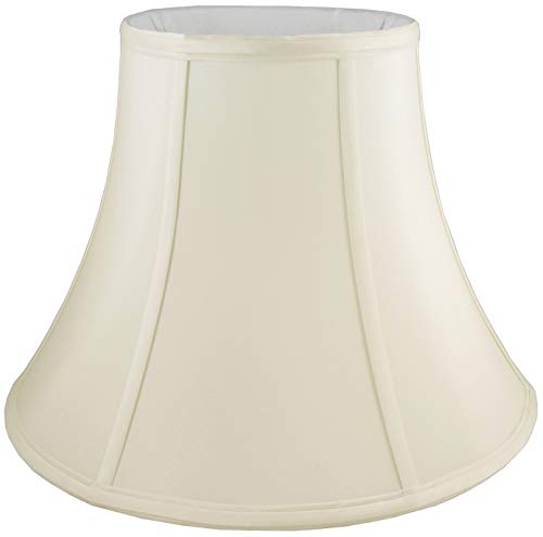Flash Deals - 50% OFF American Pride 10.5"x 20"x 12.25" Round Soft Shantung Tailored Lampshade, Eggshell